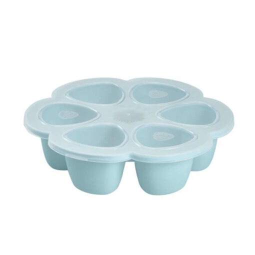 BEABA Multiportions siliconen 6x90 ml blauw