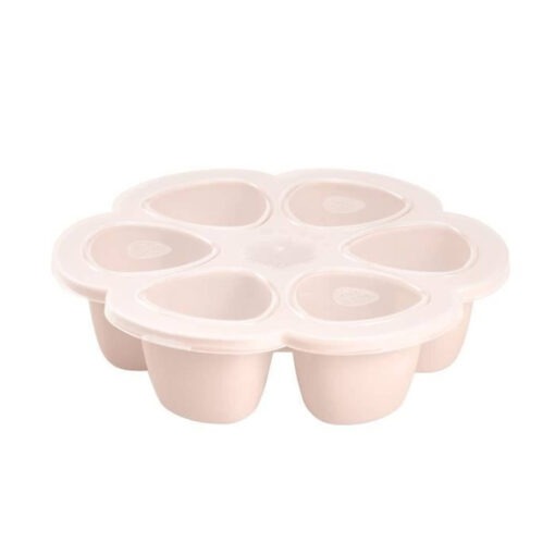 BEABA Multiportions siliconen 6x90 ml roze