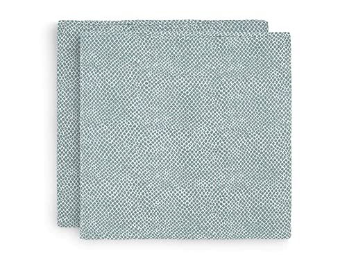 Jollein - Hydrofiele Multidoeken (115x115cm) 2 pack - Hydrofiele doeken - Snake Ash Green