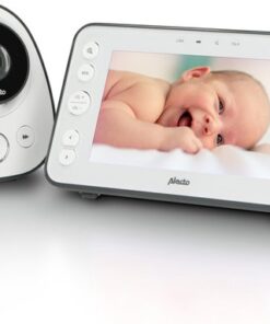 Alecto DVM-150 - Babyfoon met camera - Groot 5" Scherm - Wit