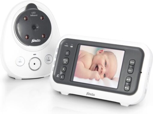 Alecto DVM-77 - Babyfoon met camera - Temperatuurweergave - Wit