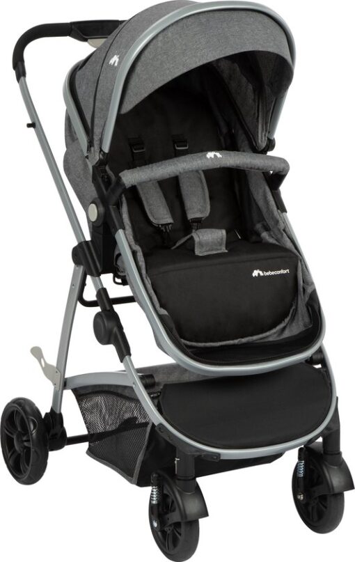 Bebeconfort Hello 2-in-1 Kinderwagen - Inclusief Reiswieg - Black Chic