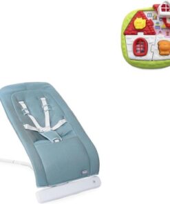 Chicco bundel - Wipstoel - Relax Rhythm 'n' sound - Acquarelle & Puzzel - 2-in-1 Huispuzzel