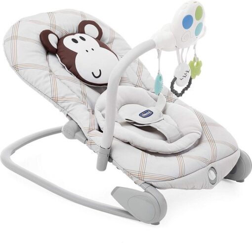 Chicco Relax-wipstoel-Balloon Monkey grijs