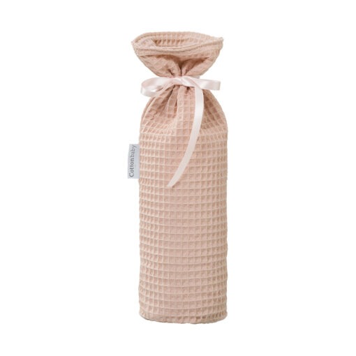 Cottonbaby Wafel Kruikenzak Oud Roze