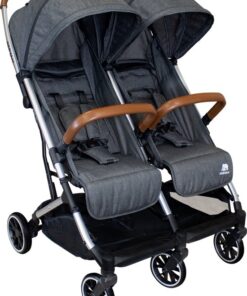 Deryan Luxe Rolo X2 Dubbele Buggy - Duo Buggy - Grijs