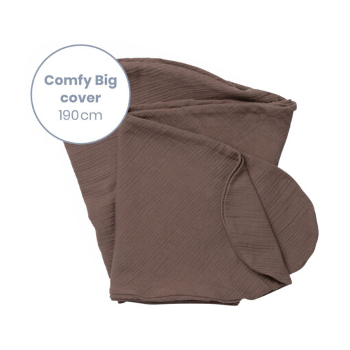 Doomoo Comfy Big Tetra Voedingskussenhoes - Chocolat