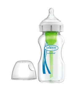 Dr. Brown's Options+ Anti-colic Brede Halsfles Glas 270 ml