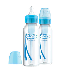 Dr. Brown's Options+ Anti-Colic Standaard Halsfles 250 ml Blauw 2 Stuks