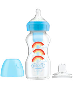 Dr. Brown’s Options+ Starter Kit Fles / Sippy Blauw 270 ml