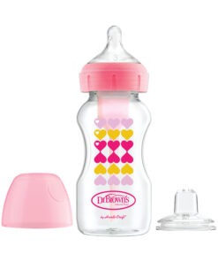 Dr. Brown’s Options+ Starter Kit Fles / Sippy Roze 270 ml