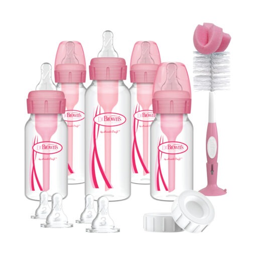 Dr. Brown's Standaardfles Giftset Roze