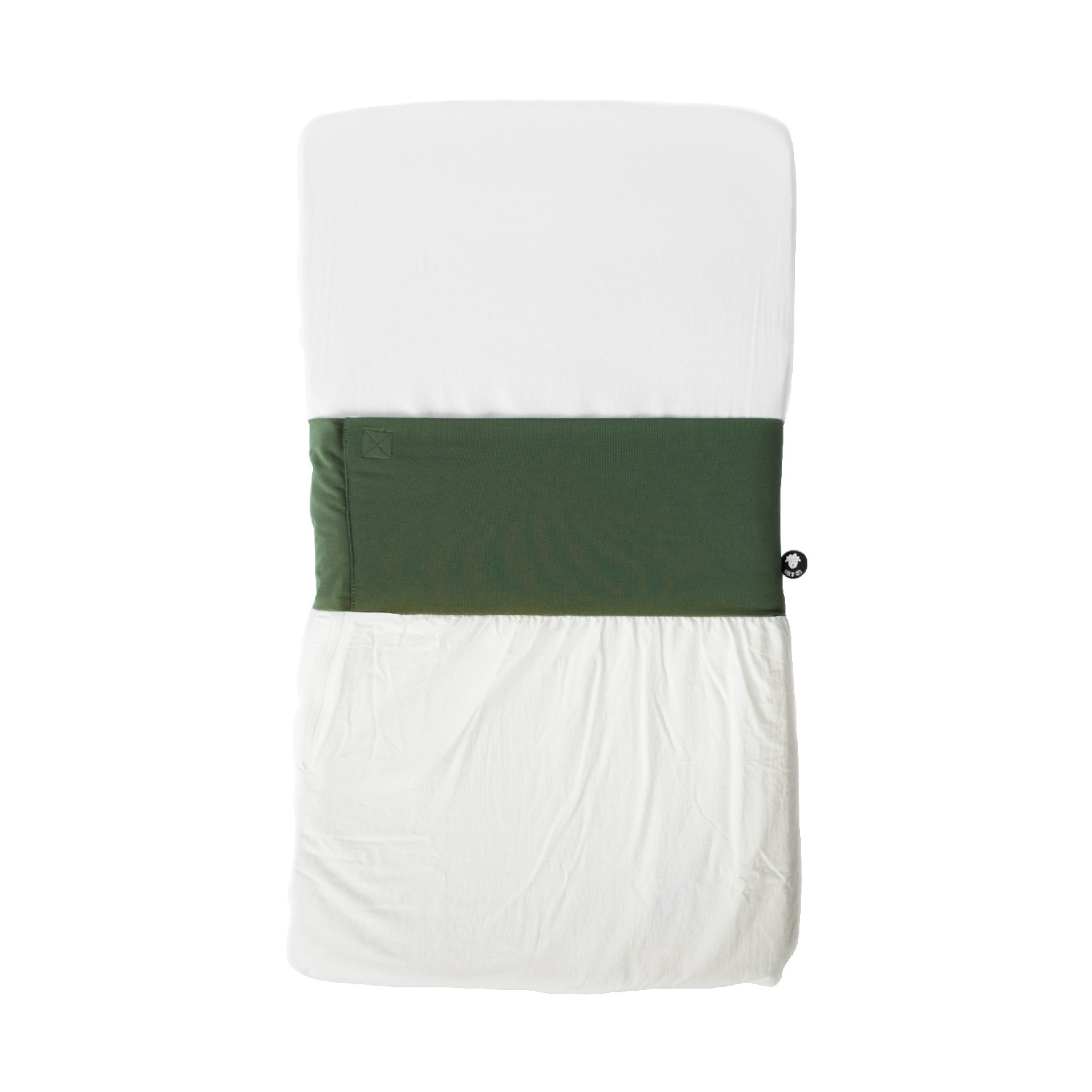 Fedde & Kees Nunki Co-Sleeper Laken Botanisch Groen / Off White 50 x 90 cm