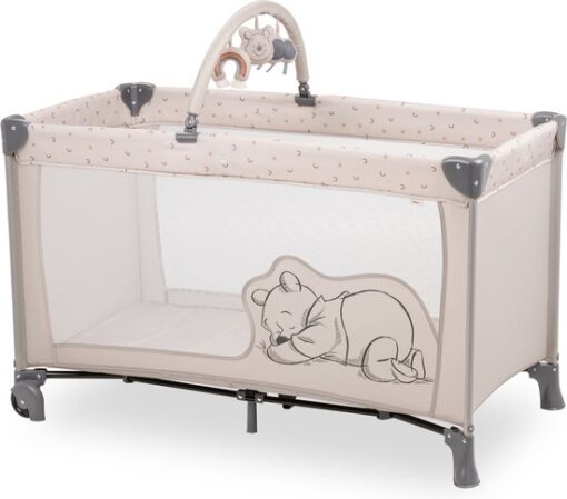 Hauck Dream N Play Go - Campingbedje - Pooh Rainbow Beige