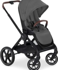 Hauck Premium Walk N Care Buggy - hoogteverstelbare zitting - donkergrijs