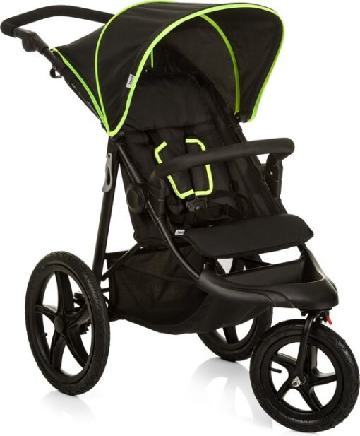 Hauck Runner Buggy - uitvoering voor joggers - Zwart/Neon Geel