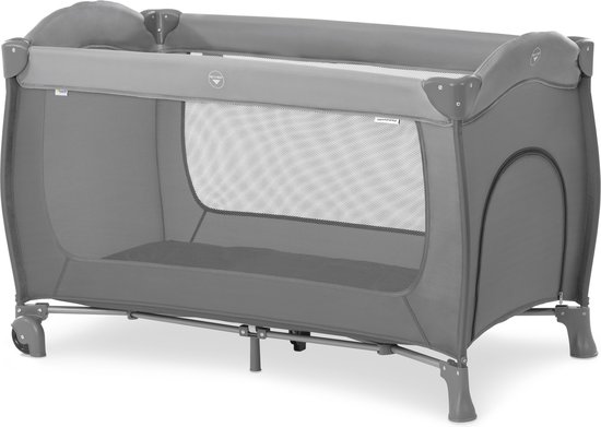 Hauck Sleep'n Play Go Plus 4-delig campingbedje, Grijs