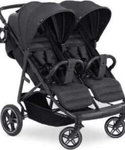 Hauck Uptown Duo kinderwagen - extra grote zonnekap - Melange zwart