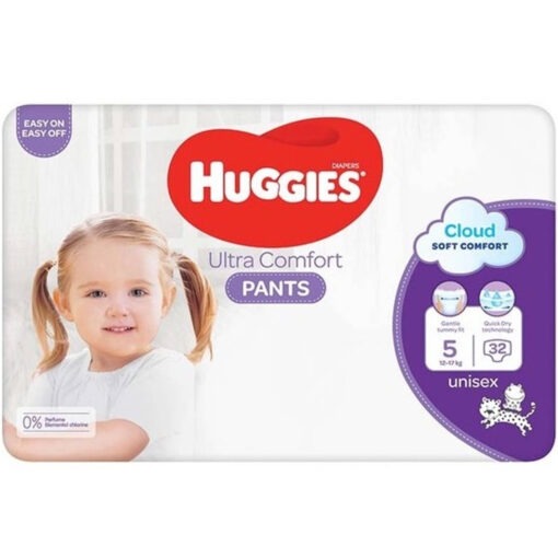 Huggies - Luierbroekjes - Ultra Comfort - Maat 5 - Small Pack - 32 stuks - 12/17 KG