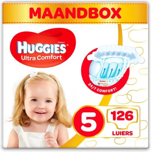 Huggies luiers - Maat 5 (11 tot 25 kg) - 126 stuks - Voordeelverpakking