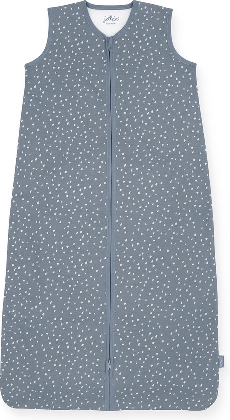 Jollein - Baby Zomerslaapzak Jersey (Spickle - Grey) - Katoen - Babyslaapzak, Slaapzakje Baby - 70cm