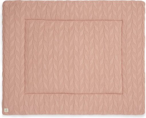 Jollein - Boxkleed (Rosewood) - Spring Knit - Katoen - Speelkleed Baby - 75x95cm