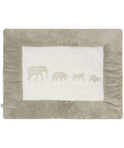 Jollein Animals Boxkleed - 75 x 95 cm - Olive Green