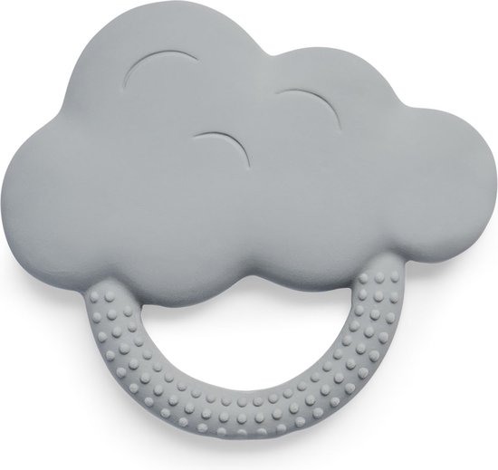 Jollein Bijtring Rubber Cloud - Storm Grey