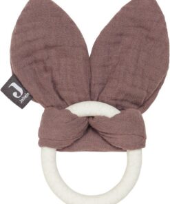 Jollein Bijtring Siliconen Bunny Ears - Chestnut