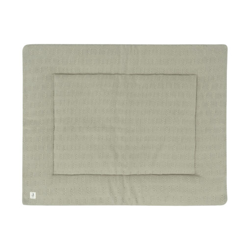 Jollein Grain Knit Boxkleed - 75 x 95 cm - Olive Green