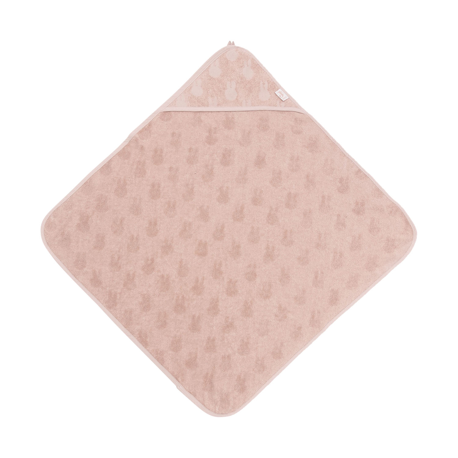 Jollein Miffy Jacquard Badcape - Badstof -  Wild Rose