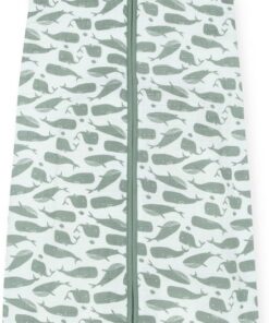 Jollein Zomerslaapzak Baby Hydrofiel 90cm Whales - Ash Green