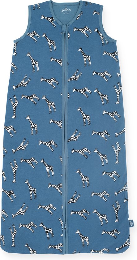 Jollein Zomerslaapzak Baby Jersey 90cm Giraffe - Jeans Blue