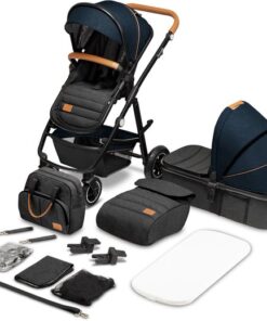 Lionelo Amber 2in1 - Kinderwagen - XXL SET - lichte alumimnium - tot 22kg