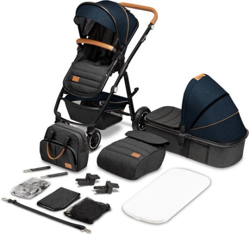 Lionelo Amber 2in1 - Kinderwagen - XXL SET - lichte alumimnium - tot 22kg