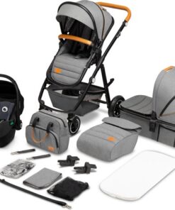 Lionelo Amber 3in1 - Kinderwagen - XXL SET - incl. autostoel - 0-22kg