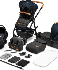 Lionelo Amber 3in1 - Kinderwagen - XXL SET - incl. autostoel - 0-22kg