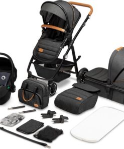 Lionelo Amber 3in1 - Kinderwagen - XXL SET - incl. autostoel - 0-22kg