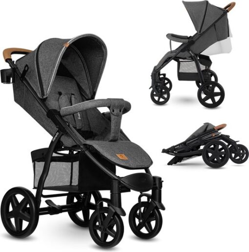 Lionelo Annet Plus - Kinderwagen 2in1 - inklapsysteem - XXL dakje - tot 22 kg