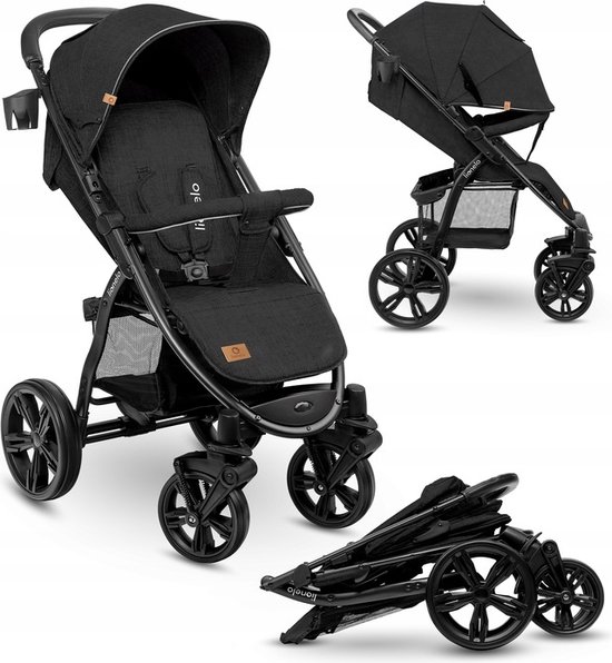 Lionelo Annet Plus - Kinderwagen 2in1 - inklapsysteem - XXL dakje - tot 22 kg