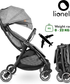 Lionelo Buggy Julie One - Kinderwagen Premium - Automatisch opvouwen - Wandelwagen tot 22 kg - Comfortabele zitje