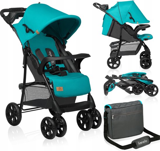 Lionelo Emma Plus - Buggy - lichte - 5-punts gordel - Kinderwagen tot 15kg