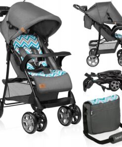 Lionelo Emma Plus - Buggy - lichte - 5-punts gordel - Kinderwagen tot 15kg