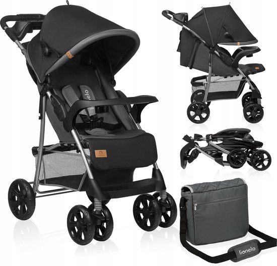 Lionelo Emma Plus - Buggy - lichte - 5-punts gordel - Kinderwagen tot 15kg