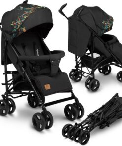 Lionelo Irma - Buggy - Wandelwagen- Lichte 7kg - tot 15 kg - Geveerde wielen - 360° - tot 5 jaar - Opbergmand - Verstelbare handgreep - Snel inklapsysteem - Compact formaat