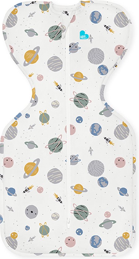 Love to Dream™ Babyslaapzak Swaddle Up™ - Inbakeren - Baby 0-3 maanden - 3.5-6 kg - Zomer - Planet