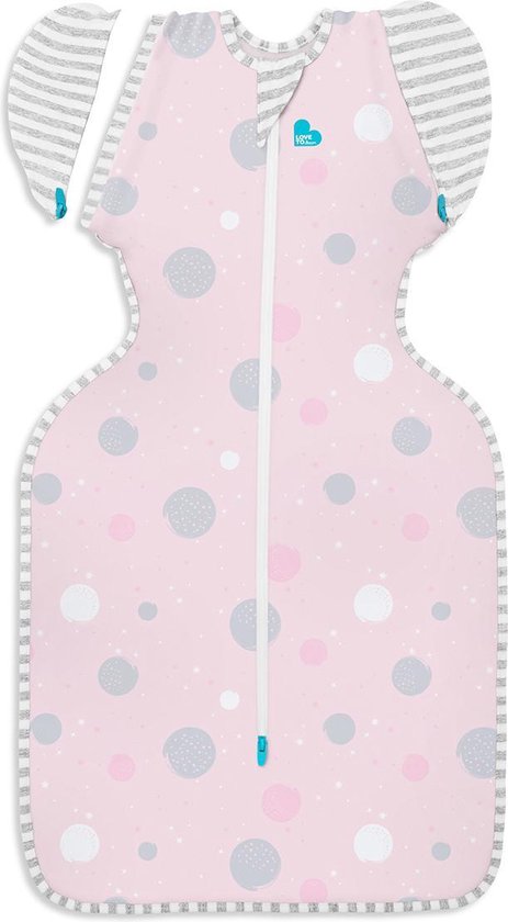 Love to Dream™ Babyslaapzak Swaddle Up™ - Inbakeren afbouwen - Baby 4-6 maanden - 6-8.5 kg - Zomer - Roze