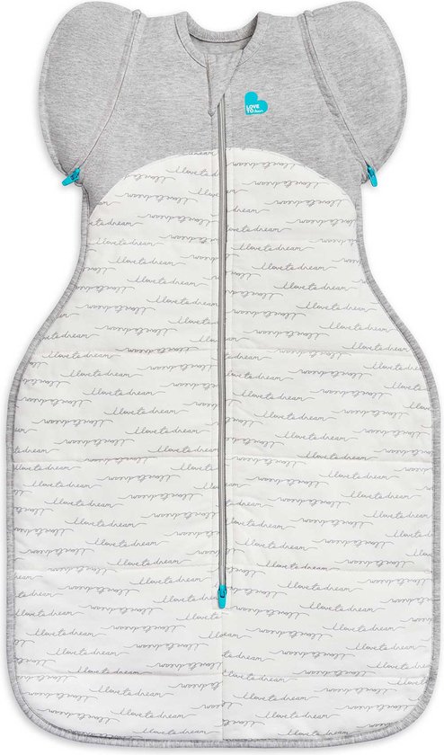 Love to Dream™ Babyslaapzak Swaddle Up™ - Inbakeren afbouwen - Baby 4-6 maanden - 6-8.5 kg - Winter - White