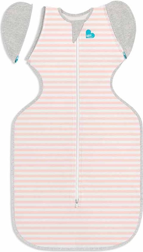 Love to Dream™ Babyslaapzak Swaddle Up™ - Inbakeren afbouwen - Baby 4-6 maanden - 6-8.5 kg - All Season - Dusty Pink