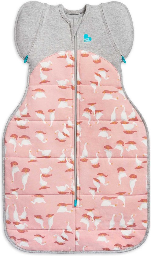 Love to Dream™ Babyslaapzak Swaddle Up™ - Inbakeren afbouwen - Baby 4-6 maanden - 6-8.5 kg - Winter - Pink